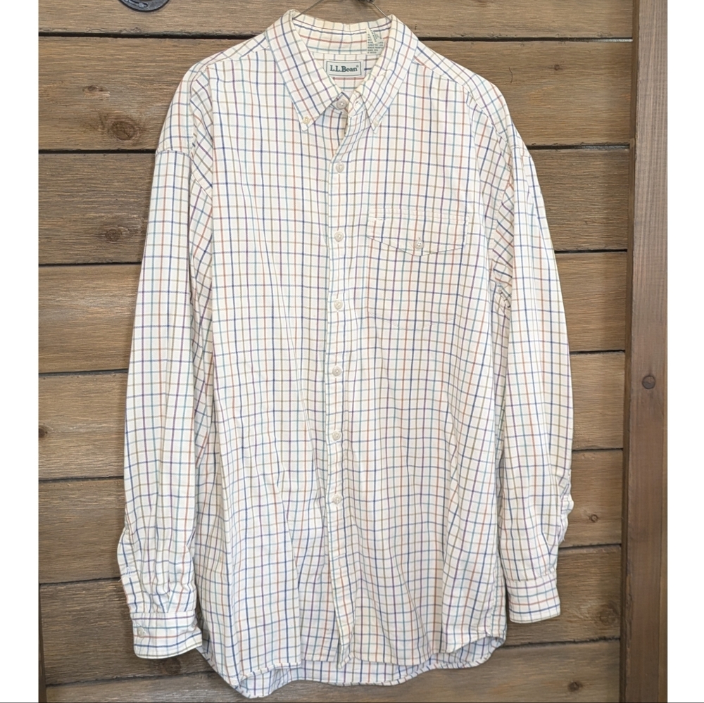 LL Bean Men's Button Shirt XL Tall